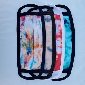 HANDMADE facemask Tie Dye prints 4 mask